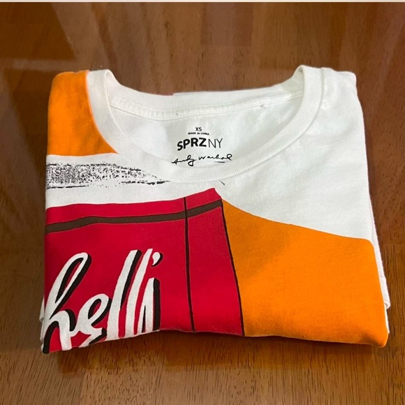 UNIQLO SPRZ Andy Warhol Campbell's Soup T-Shirt Size XS, Excellent Condition - Picture 5 of 7